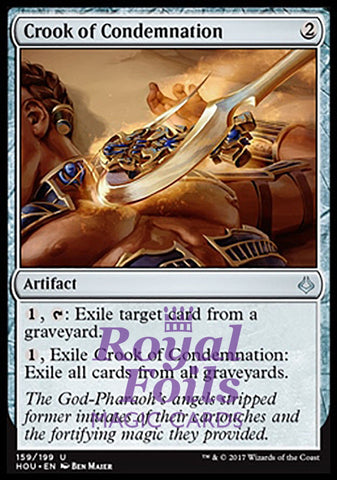 Crook of Condemnation 2x FOIL HOU MTG Hour of Devastation Uncommon MINT artifact