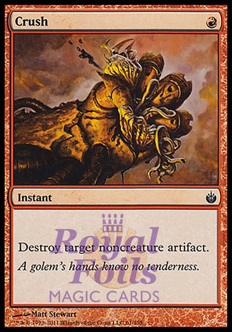 Crush 2x FOIL MBS MTG Mirrodin Besieged Common MINT red