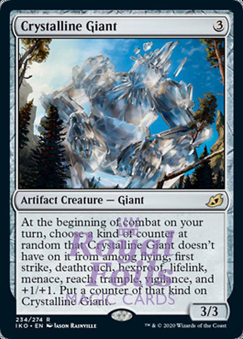 **1x FOIL Crystalline Giant** IKO MTG Ikoria Rare MINT artifact