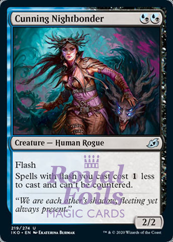 Cunning Nightbonder 1x FOIL IKO MTG Ikoria Uncommon MINT black