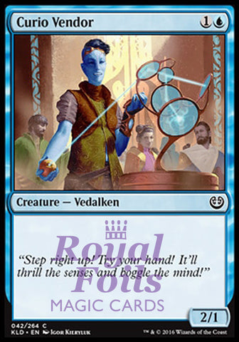 Curio Vendor 4x FOIL KLD MTG Kaladesh Common MINT blue