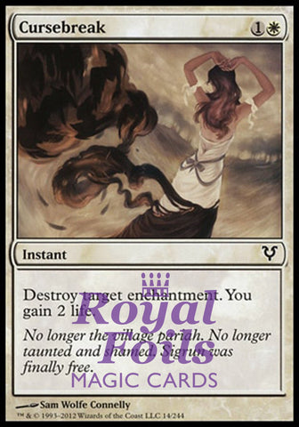Cursebreak 3x FOIL AVR MTG Avacyn Restored Common 2 MINT 1 VF white