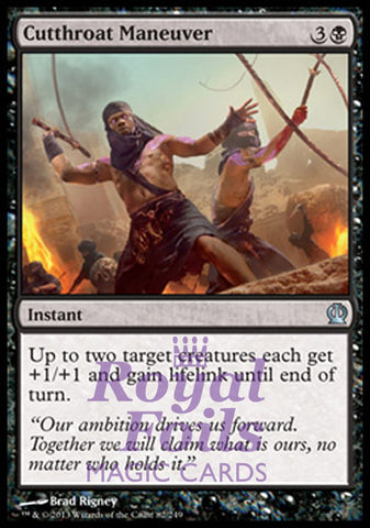 Cutthroat Maneuver 2x FOIL THS MTG Theros Uncommon MINT black