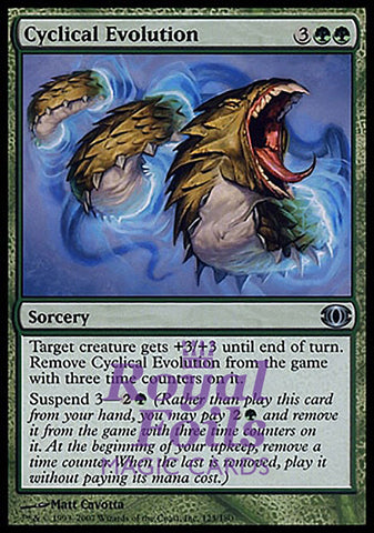 **2x FOIL Cyclical Evolution** FUT MTG Future Sight Uncommon NM+ green