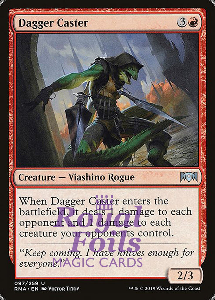 Dagger Caster 2x FOIL RNA MTG Ravnica Allegiance Uncommon MINT red