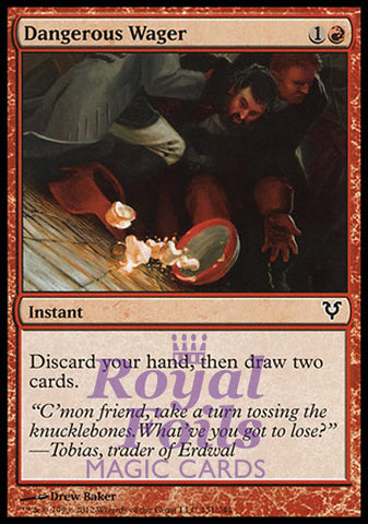 Dangerous Wager 1x FOIL AVR MTG Avacyn Restored Common MINT red
