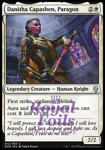 Danitha Capashen, Paragon 1x FOIL DOM MTG Dominaria Uncommon MINT white
