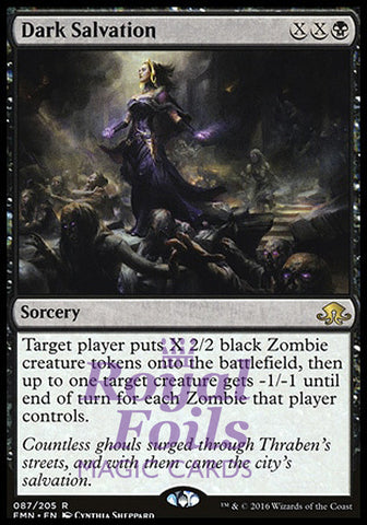 Dark Salvation 1x FOIL EMN MTG Eldritch Moon Rare MINT black