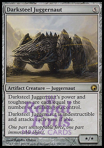 **1x FOIL Darksteel Juggernaut** SOM MTG Scars of Mirrodin Rare NM artifact