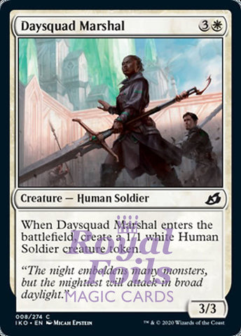 Daysquad Marshal 4x FOIL IKO MTG Ikoria Common MINT white