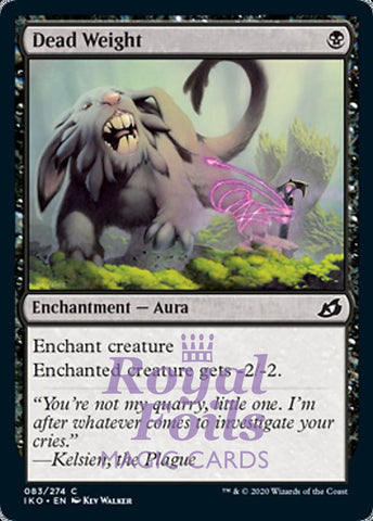 Dead Weight 4x FOIL IKO MTG Ikoria Common MINT black