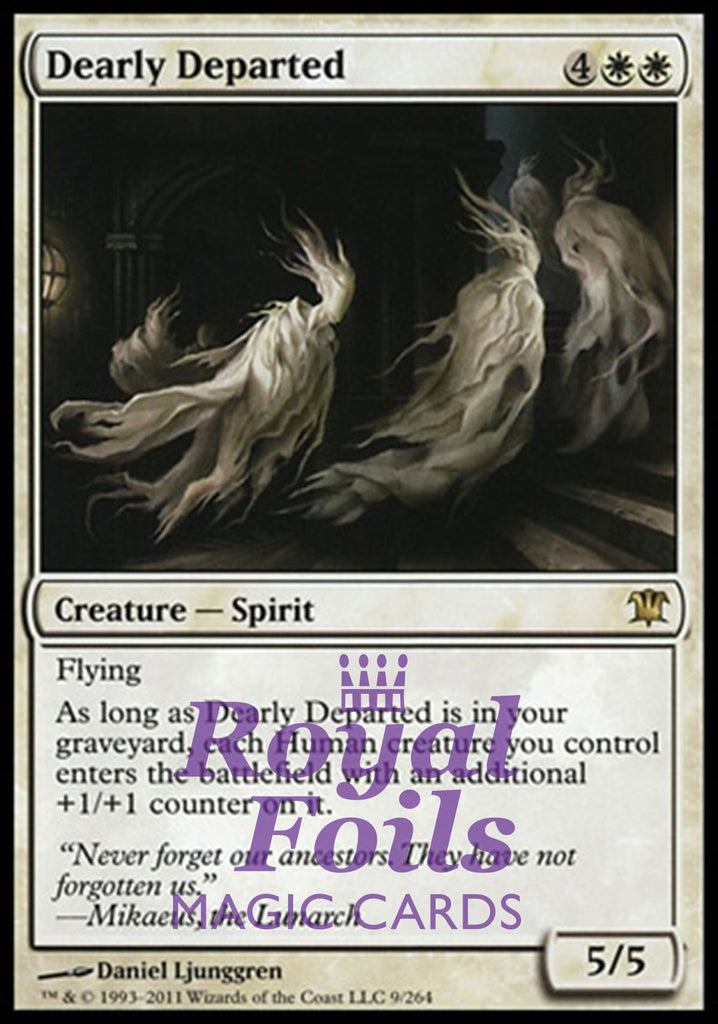 Dearly Departed 2x FOIL ISD MTG Innistrad Rare MINT white