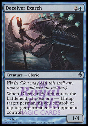 Deceiver Exarch 1x FOIL NPH MTG New Phyrexia Uncommon NM blue