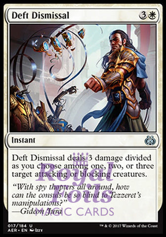 Deft Dismissal 4x FOIL AER MTG Aether Revolt Uncommon MINT white