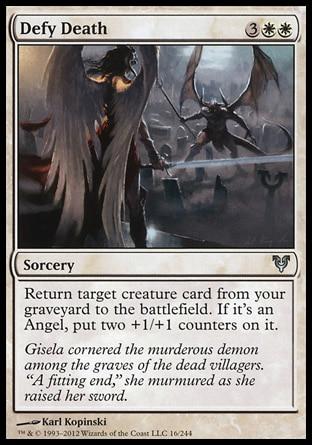 **1x FOIL Defy Death** AVR MTG Avacyn Restored Uncommon MINT white