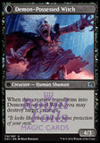 Kindly Stranger // Demon-Possessed Witch 4x FOIL SOI MTG Shadows Over Innistrad Uncommon 3 MINT + 1 NM black