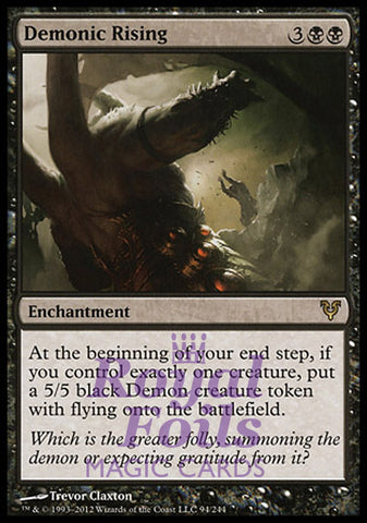Demonic Rising 2x FOIL AVR MTG Avacyn Restored Rare MINT black
