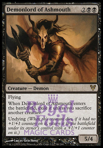 **1x FOIL Demonlord of Ashmouth** AVR MTG Avacyn Restored Rare MINT black