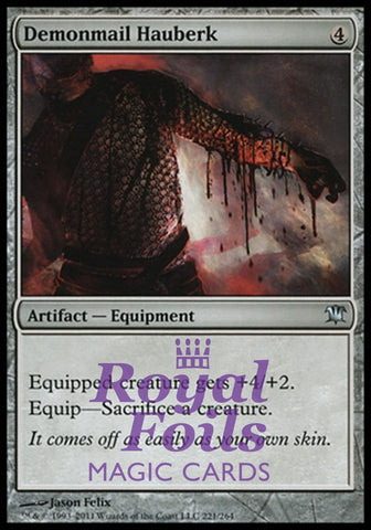 Demonmail Hauberk 2x FOIL ISD MTG Innistrad Uncommon MINT artifact