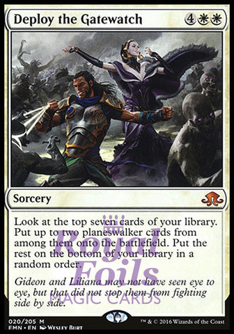 Deploy the Gatewatch 1x FOIL EMN MTG Eldritch Moon Mythic MINT white