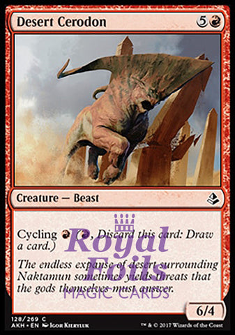 Desert Cerodon 2x FOIL AKH MTG Amonkhet Common MINT red