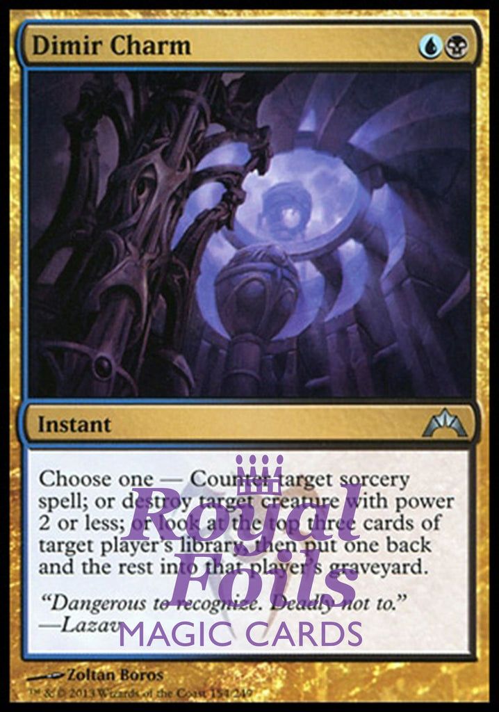 Dimir Charm 2x FOIL GTC MTG Gatecrash Uncommon MINT blue black
