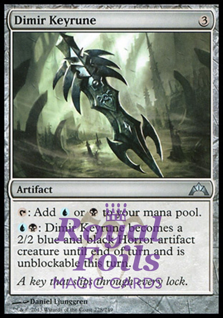 Dimir Keyrune 2x FOIL GTC MTG Gatecrash Uncommon MINT blue black