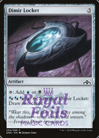 Dimir Locket 2x FOIL GRN MTG Guilds of Ravnica Common MINT blue black artifact