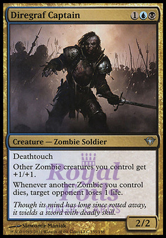 Diregraf Captain 1x FOIL DKA MTG Dark Ascension Uncommon NM blue black