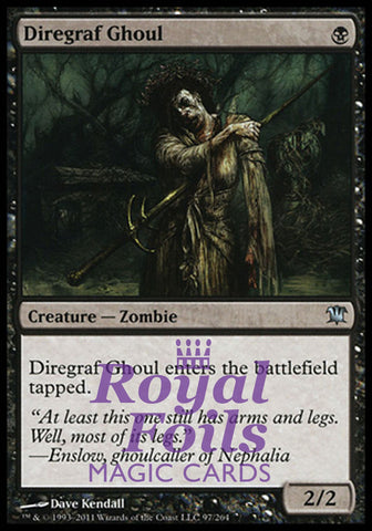 Diregraf Ghoul 2x FOIL ISD MTG Innistrad Uncommon MINT black