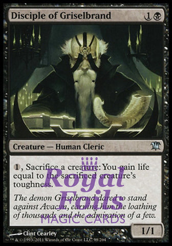 Disciple of Griselbrand 2x FOIL ISD MTG Innistrad Uncommon MINT black