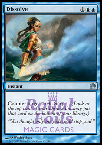 Dissolve 2x FOIL THS MTG Theros Uncommon MINT blue
