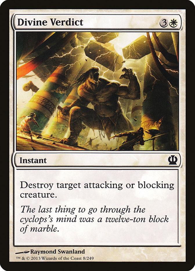 Divine Verdict 4x FOIL THS MTG Theros Common MINT white