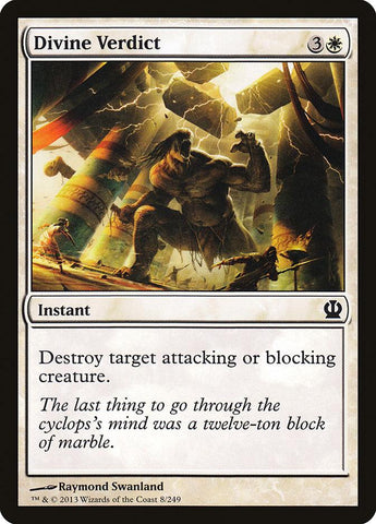 Divine Verdict 4x FOIL THS MTG Theros Common MINT white