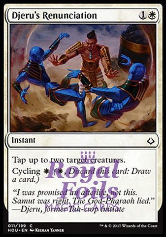 Djeru's Renunciation 4x FOIL HOU MTG Hour of Devastation Common MINT white