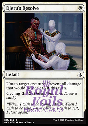 Djeru's Resolve 4x FOIL AKH MTG Amonkhet Common MINT white