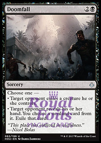 Doomfall 2x FOIL HOU MTG Hour of Devastation Uncommon MINT