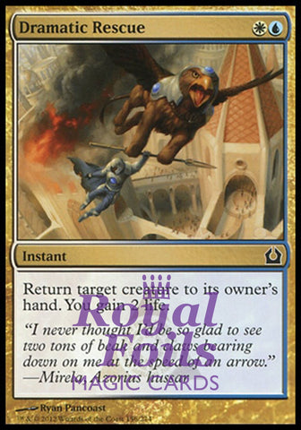 Dramatic Rescue 4x FOIL RTR MTG Return to Ravnica Common MINT white blue