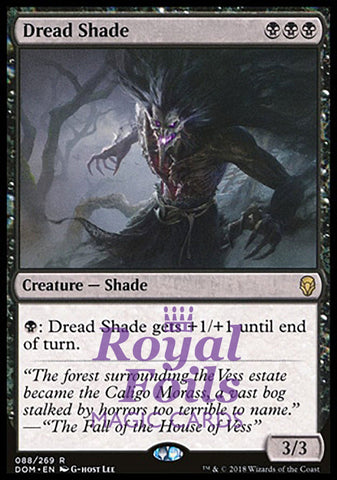 Dread Shade 2x FOIL DOM MTG Dominaria Rare MINT black