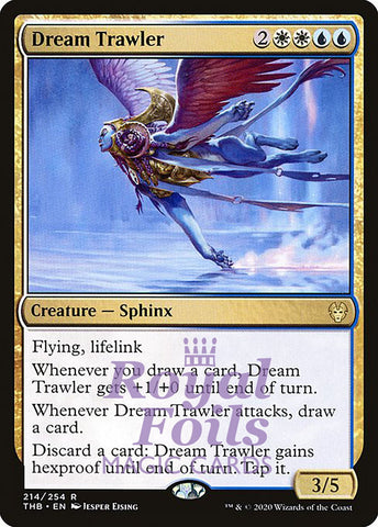 **1x FOIL Dream Trawler** THB MTG Theros Beyond Death Rare MINT white blue