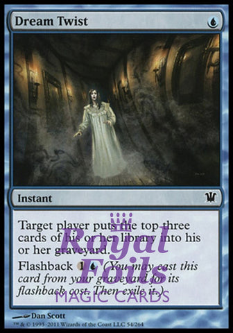 Dream Twist 4x FOIL ISD MTG Innistrad Common MINT blue