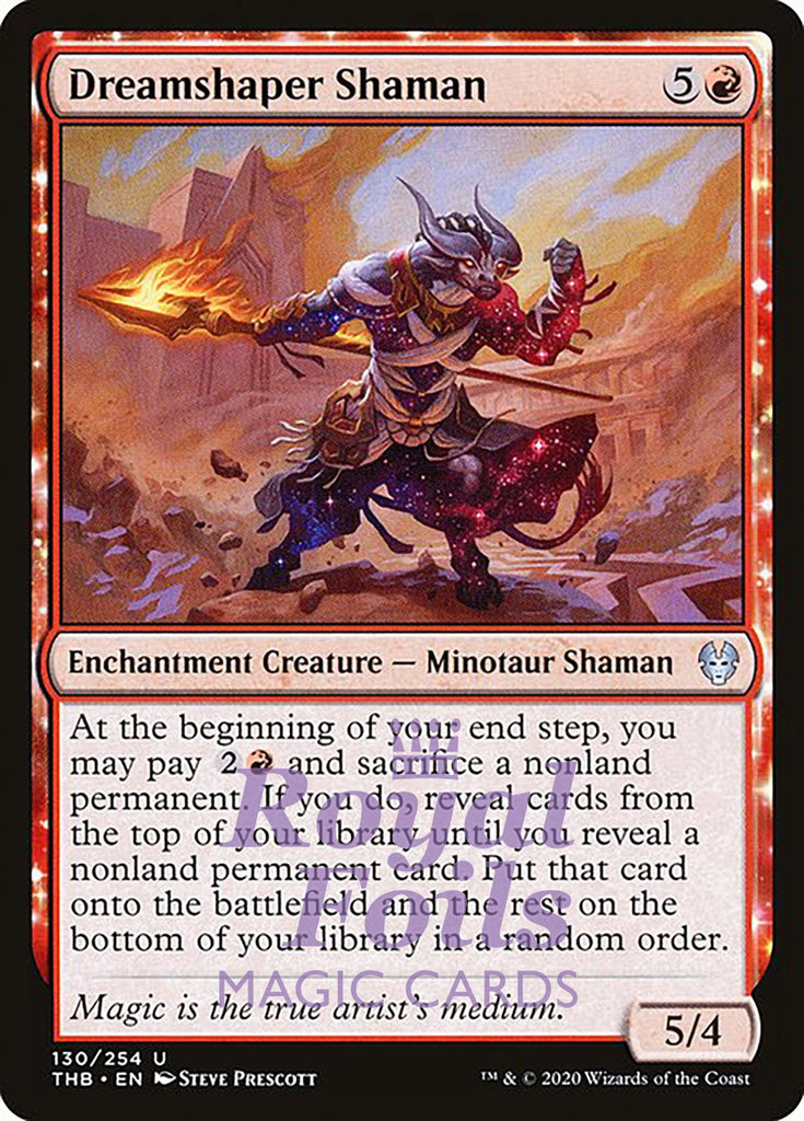 Dreamshaper Shaman 4x FOIL THB MTG Theros Beyond Death Uncommon MINT red