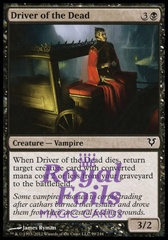 **3x FOIL Driver of the Dead** AVR MTG Avacyn Restored Common 2 MT 1 VF black