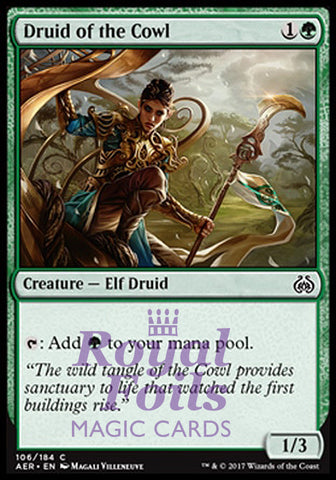 Druid of the Cowl 4x FOIL AER MTG Aether Revolt Common MINT green