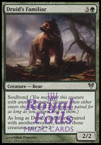 Druid's Familiar 1x FOIL AVR MTG Avacyn Restored Uncommon VF green