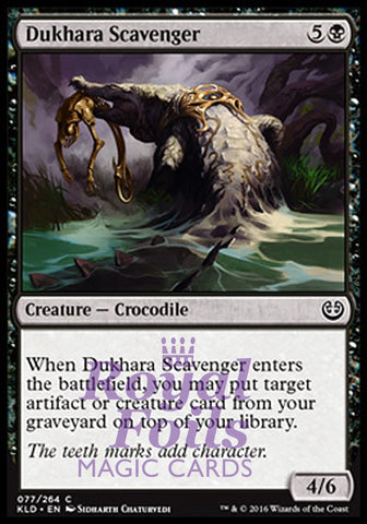 Dukhara Scavenger 4x FOIL KLD MTG Kaladesh Common MINT black