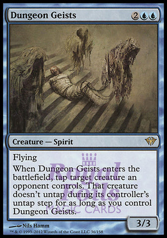 **1x FOIL Dungeon Geists** DKA MTG Dark Ascension Rare MINT blue