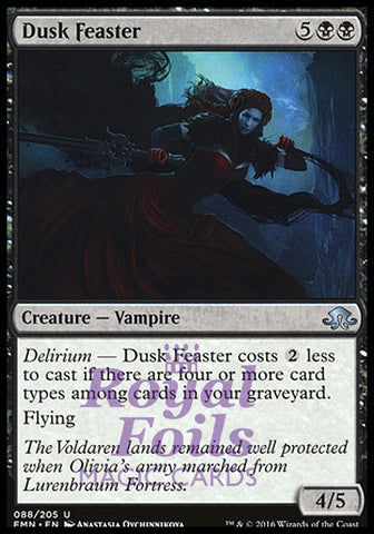 Dusk Feaster 4x FOIL EMN MTG Eldritch Moon Uncommon MINT black