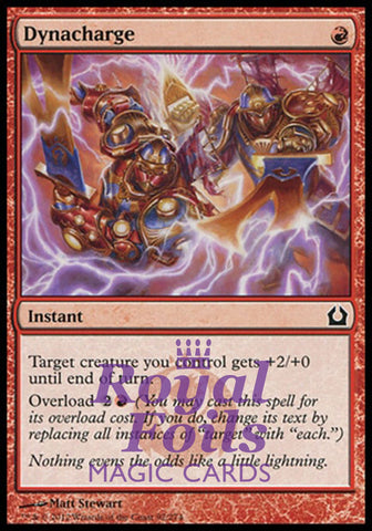 Dynacharge 4x FOIL RTR MTG Return to Ravnica Common MINT red