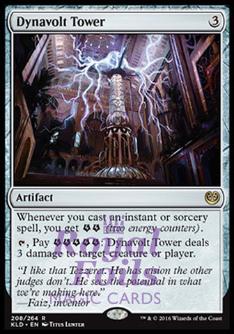 Dynavolt Tower 1x FOIL KLD MTG Kaladesh Rare MINT artifact